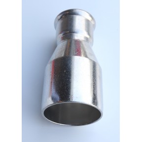 Stainless steel press-fit fitting reducer 